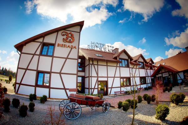 På bildet vises objektet Hotel Biesiada som ligger i byen Piotrowice.