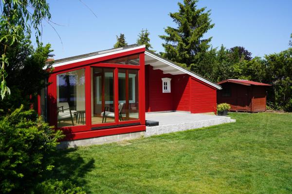 A la foto es mostra l'objecte Schwedenhaus auf Seegrundstück situat a la ciutat de Basedow.