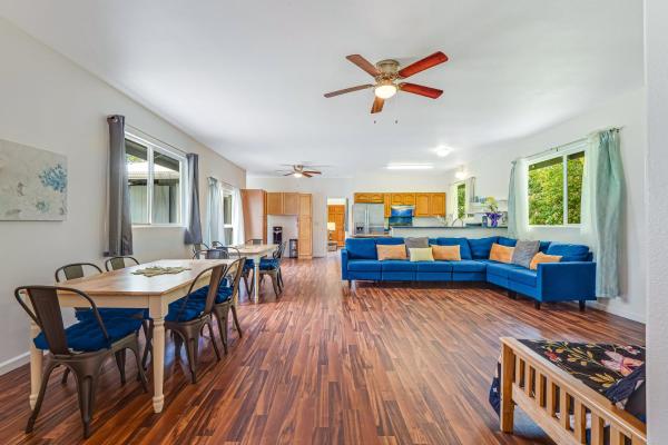 A la foto es mostra l'objecte Hale Olena Ohana | 31+ day rental situat a la ciutat de Keaau.