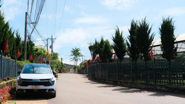 Na fotografii je vidět objekt Da Quy Harmony Homestay nacházející se ve městě Dalat.