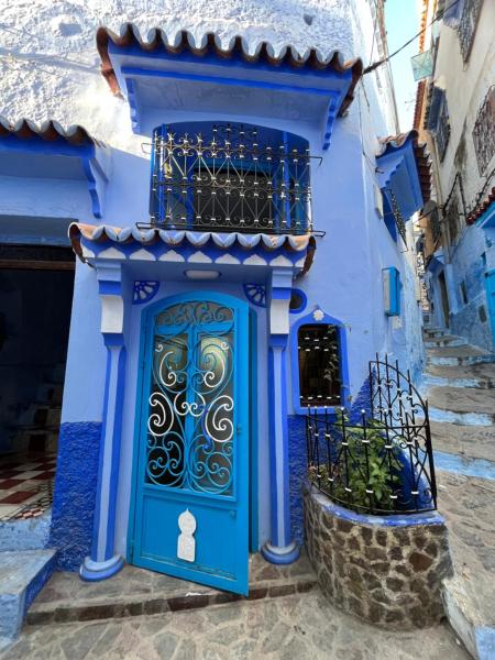 A la foto es mostra l'objecte Meftah’s house situat a la ciutat de Xauen.