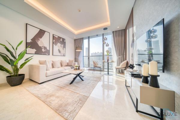 Nella foto è visibile l'oggetto Exclusive Offer Cozy Stay with Burj Khalifa Views by Deluxe Holiday Homes situato nella città di Dubai.