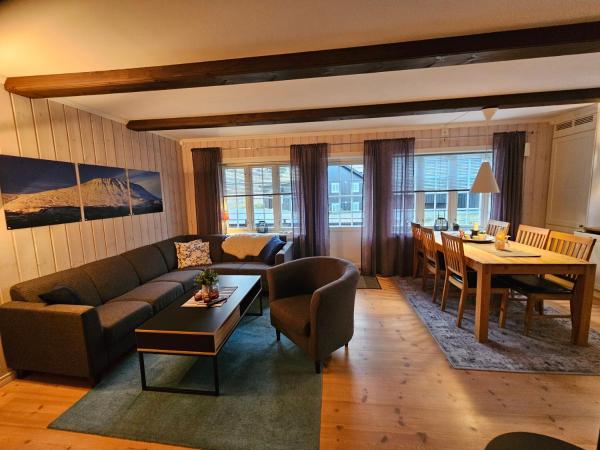 På bilden syns objektet Gaustatoppen Apartment som ligger i staden Rjukan.