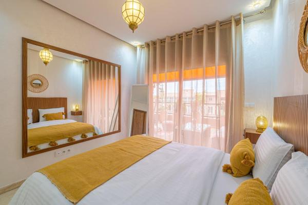 På billedet ses objektet Le Jasmin - Appartement Authentique à Gueliz beliggende i byen Marrakech.