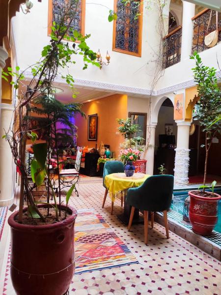 En la foto se muestra el objeto Riad Zahri ubicado en la ciudad de Marrakech.