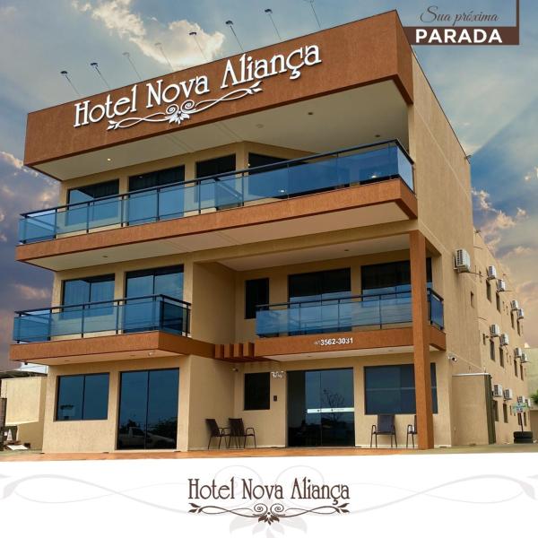 A la foto es mostra l'objecte Hotel Nova Aliança situat a la ciutat de Chapadão do Sul.