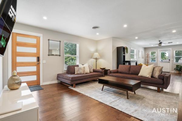 A la foto es mostra l'objecte North ATX Retreat w Open Concept Layout and Backyard situat a la ciutat de Austin.