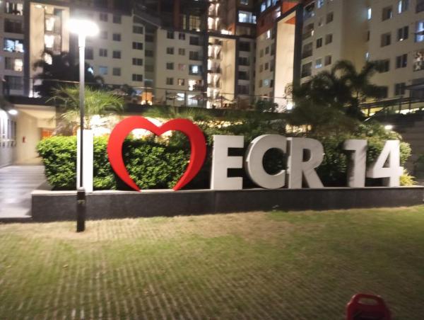 A la foto es mostra l'objecte Ranga Vila’s on ECR situat a la ciutat de Chennai.