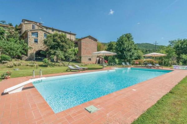 Nella foto è visibile l'oggetto Villa La Lucertola - Private Pool & AC In Umbrian Village situato nella città di Morra.
