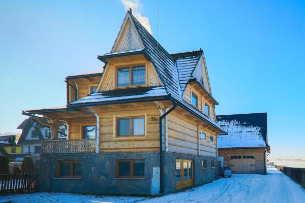 照片显示了位于Ratułów市的Tatra Wooden Apartment物件。