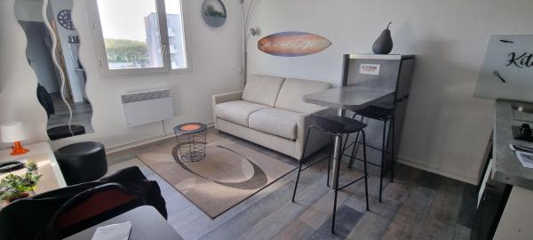 På billedet ses objektet Le studio de la plage beliggende i byen Calais.