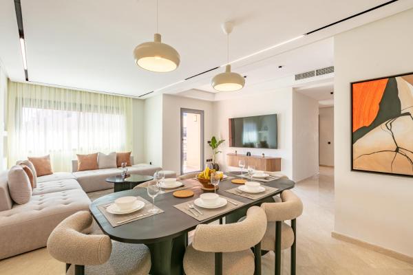 På billedet ses objektet Bohemian Flat beliggende i byen Marrakech.
