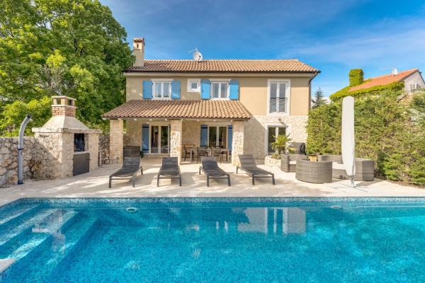 Romantic Villa With A Large Pool Surrounded By Greenery - By Traveler Tourist Agency Krk Id 2150 - Krk