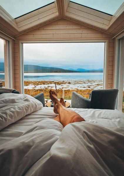 A la foto es mostra l'objecte Norwegian Wild situat a la ciutat de Brostadbotn.