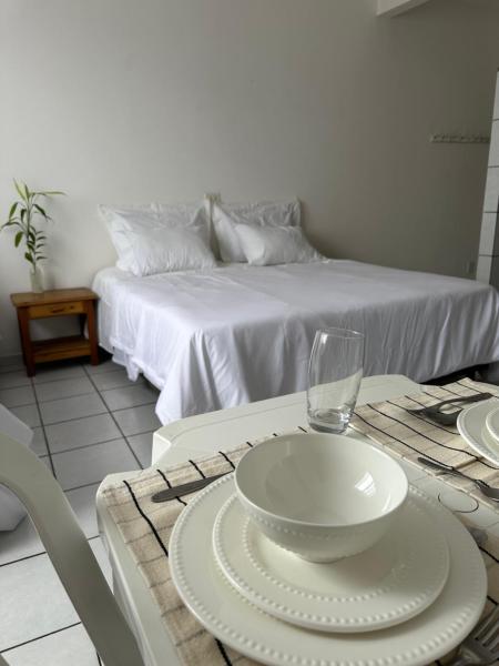 På billedet ses objektet Apartamentos completos no centro - vista mar beliggende i byen Mucuri.