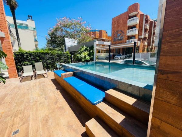 På billedet ses objektet Ariana Apart Hotel Canasvieiras beliggende i byen Florianópolis.