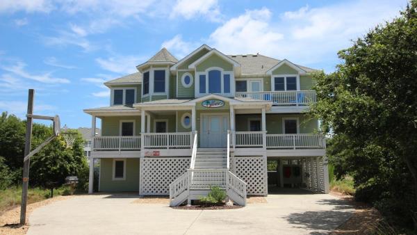 Kuvassa näkyy kohde Oceanside, Rec Room, Priv Pool, Hot Tub, Close to Beach Access, PI161, St Nicks, joka sijaitsee kaupungissa Corolla.