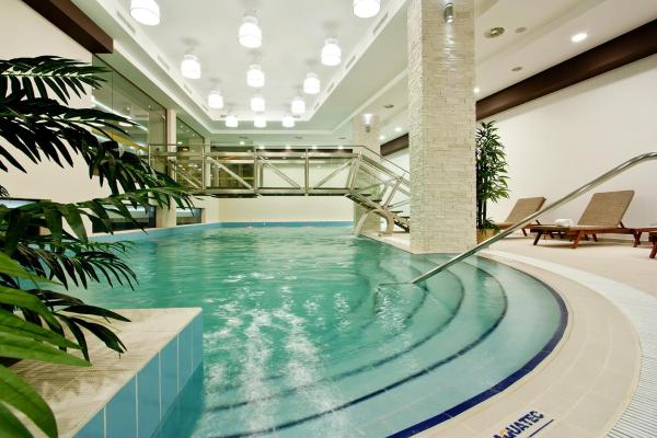 Nella foto è visibile l'oggetto Earth & People Hotel & SPA - Free Parking & Swimming Pool situato nella città di Sofia.