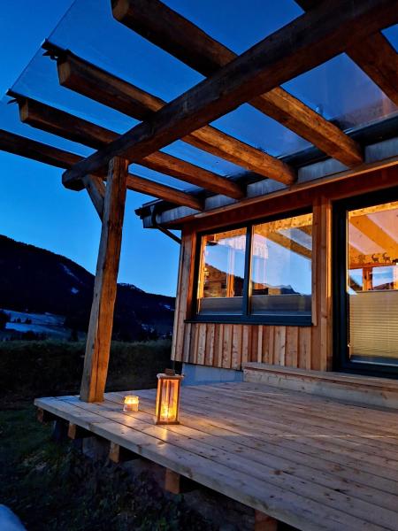 The photo shows the Ferienhaus Messner located in the city of Pölsen.