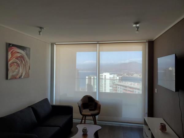 照片显示了位于Concón市的Depto 2D/2B vista mar 6 personas物件。