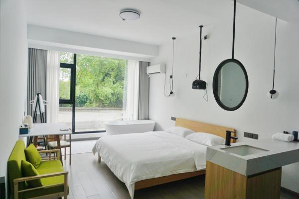 På bildet vises objektet Hetao B&B som ligger i byen Tongxiang.