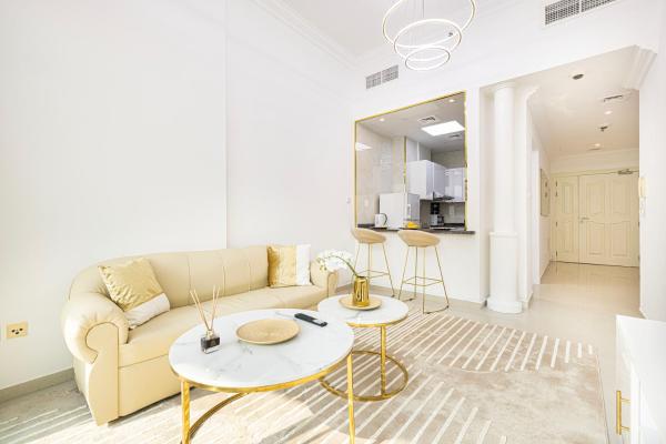 A la foto es mostra l'objecte Luxury 1 Bedroom On Marina Walk, Sleeps 5, 1 Min to Metro situat a la ciutat de Dubai.
