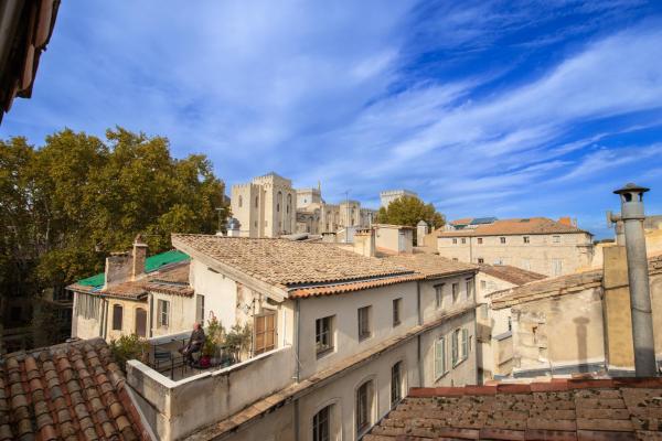 På billedet ses objektet Le ciel du Palais - Intramuros - 2 ch - Wifi beliggende i byen Avignon.