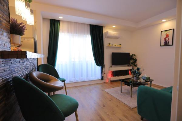 A la foto es mostra l'objecte Apartament Beauty Smarald by Cosmopolis situat a la ciutat de Ştefăneştii de Jos.