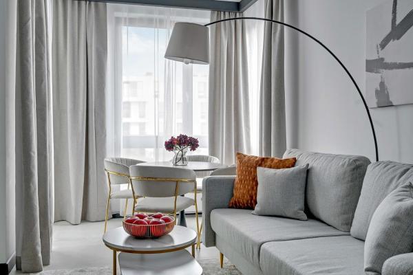A la foto es mostra l'objecte New Helsinki Luxury Residence Okrzei 19 by Lion Apartments Sopot situat a la ciutat de Sopot.
