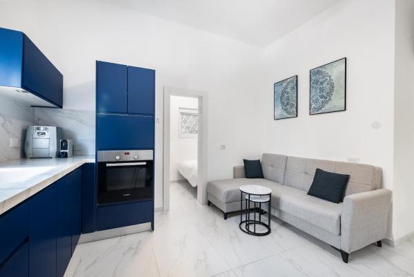 A la foto es mostra l'objecte Moroccan style apartment near Bahai Gardens situat a la ciutat de Haifa.