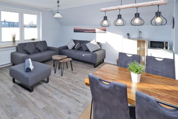På billedet ses objektet Haus Mühlentrift, FeWo 04 beliggende i byen Döse.