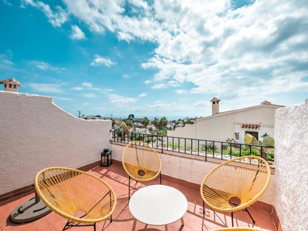 Na fotografii je vidět objekt Apartment Capistrano village Nerja - 2 pool areas nacházející se ve městě Nerja.