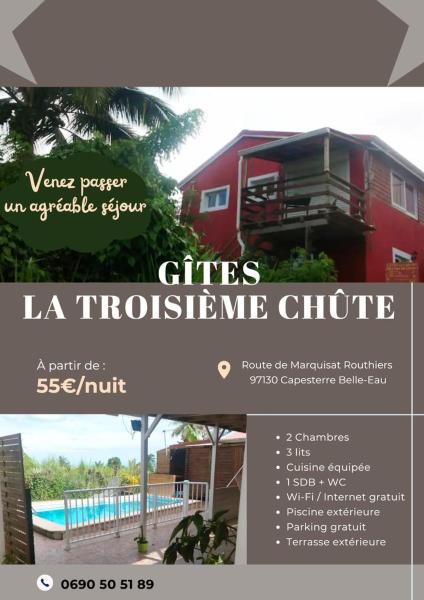 Gîtes La Troisième Chute, Capesterre-Belle-Eau