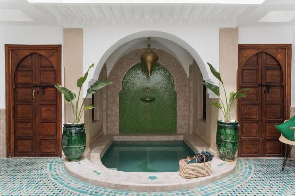 A la foto es mostra l'objecte Riad of the Moon situat a la ciutat de Marràqueix.