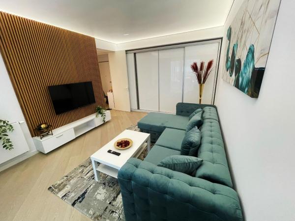 Nella foto è visibile l'oggetto Luxury Apartment Wellness--- Cortina North, Pipera- Voluntari situato nella città di Bucarest.