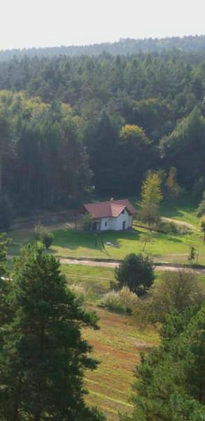 写真にはZatyle市にあるAgroturystyka domek na Roztoczu Pod lasem u Surajówが写っています。