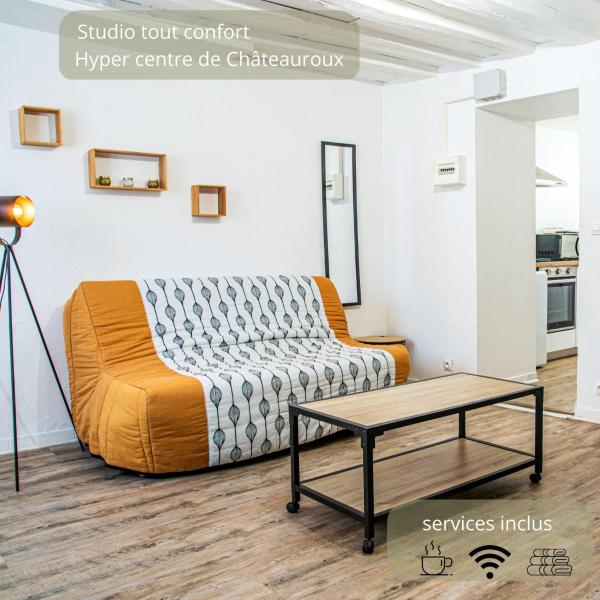 A la foto es mostra l'objecte Joli studio plein centre situat a la ciutat de Châteauroux.