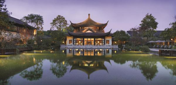 A la foto es mostra l'objecte Four Seasons Hotel Hangzhou at West Lake situat a la ciutat de Hangzhou.
