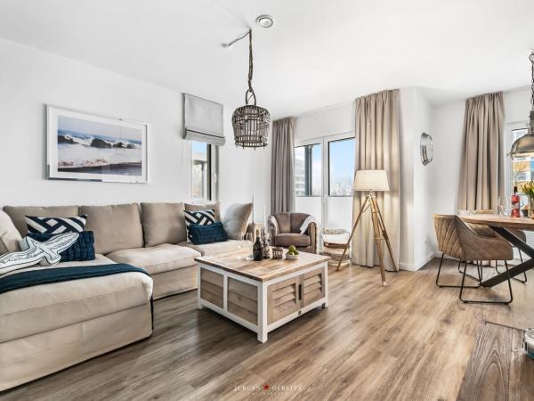 Na fotografii je vidět objekt Ferienwohnung AusZeit 24 7 nacházející se ve městě Damp.