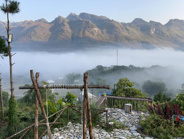 A la foto es mostra l'objecte Tày Cốc Pảng Homestay situat a la ciutat de Làng Cac.