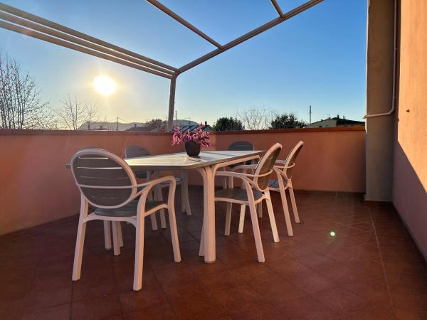 Auf dem Foto ist das Objekt Albi’s house,terrazza ,Wi-Fi, parcheggio, AC in der Stadt Lucca zu sehen.