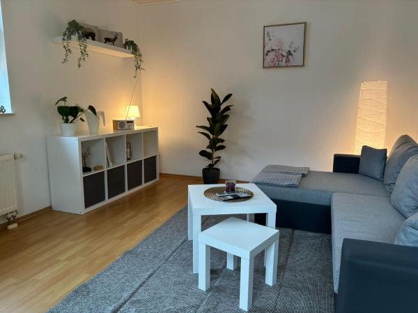 Na zdjęciu widoczny jest obiekt Ferienwohnung am Waldrand położony w mieście Starkenburg.