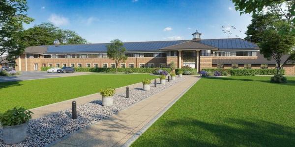 A la foto es mostra l'objecte Ascot House Apartments situat a la ciutat de Peterborough.