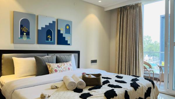 A la foto es mostra l'objecte BluO 1BHK Suite - Balcony, Lift, Gym, Parking situat a la ciutat de Gurgaon.