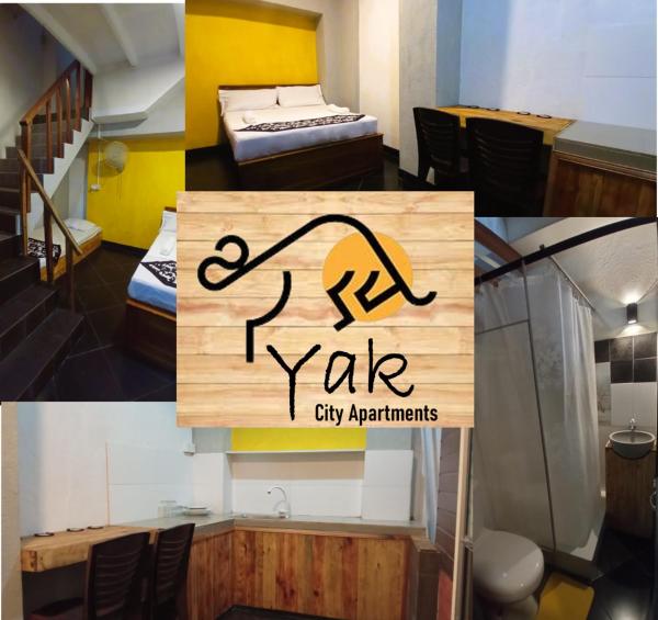 The photo shows the Yak City Apartments located in the city of Kandy.