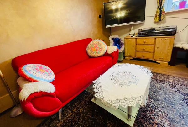 På bildet vises objektet Ferienwohnung Amethyst som ligger i byen Burgberg.