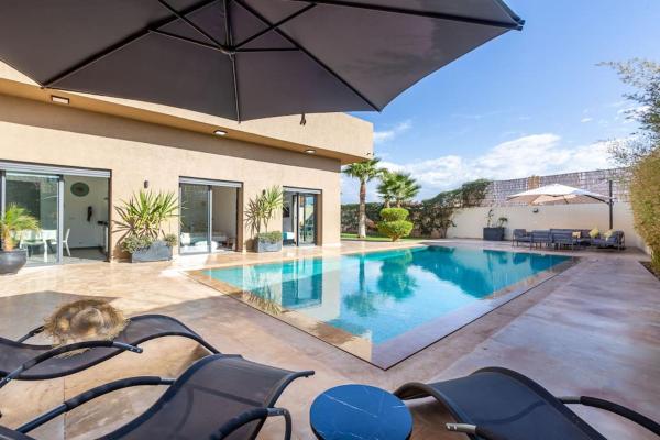 På billedet ses objektet Villa Dalia, Personnels et option piscine beliggende i byen Marrakech.