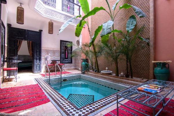 En la foto se muestra el objeto Riad Hugo ubicado en la ciudad de Marrakech.