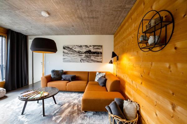 A la foto es mostra l'objecte Haus Burgermeister Wohnung Älplihorn situat a la ciutat de Arosa.