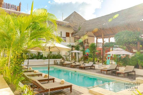 På bildet vises objektet Collection O Kaab Downtown Tulum som ligger i byen Tulum.